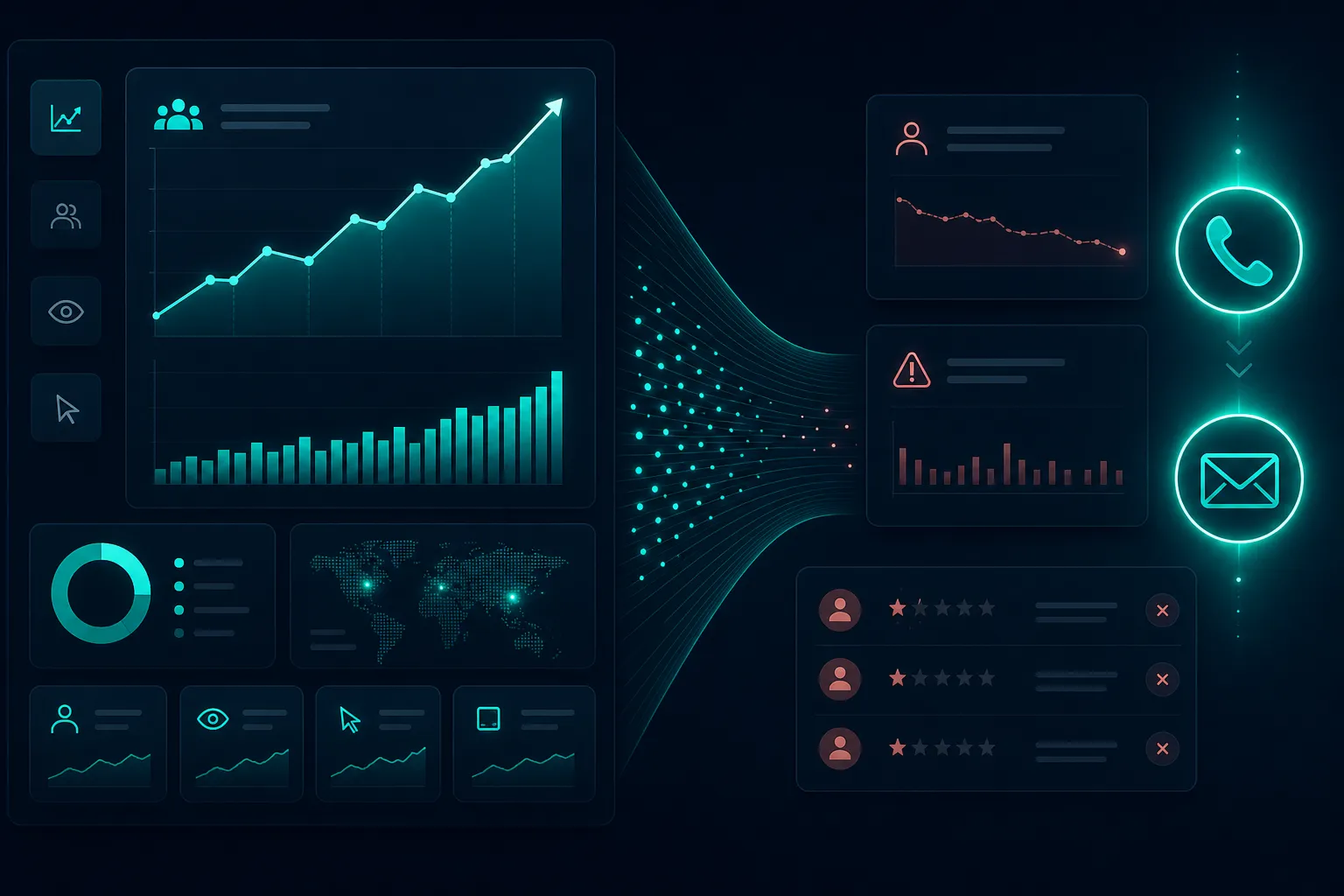 Imagem sobre landing pages sem estrutura consistente, mostrando a diferença entre improviso e um processo orientado por dados.
